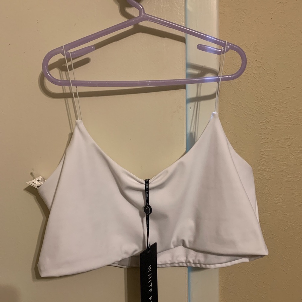 White Fox Crop top